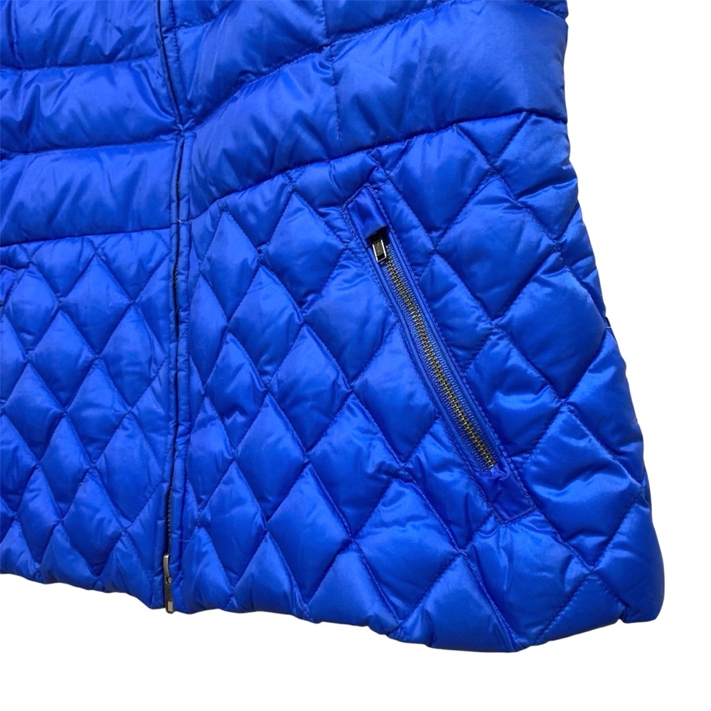 Talbots Petites Down Filled Quilted Puffer Vest Size Large Royal Blue Casual - Picture 6 of 6